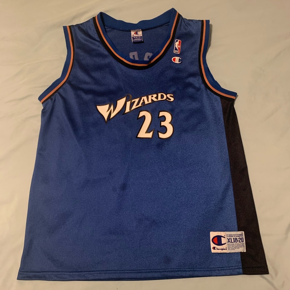 Michael Jordan NBA Jersey Washington Wizards Champion Boys Size XL 18-20